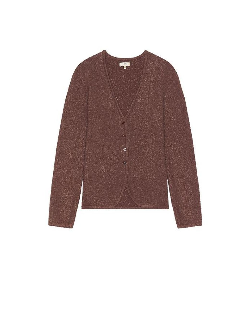 SRG Brown Samita Textured Cardigan