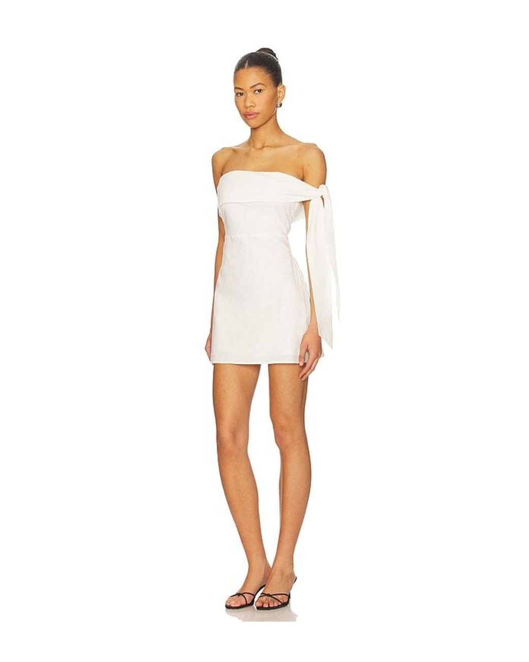 SNDY'S White Jaymie Mini Dress