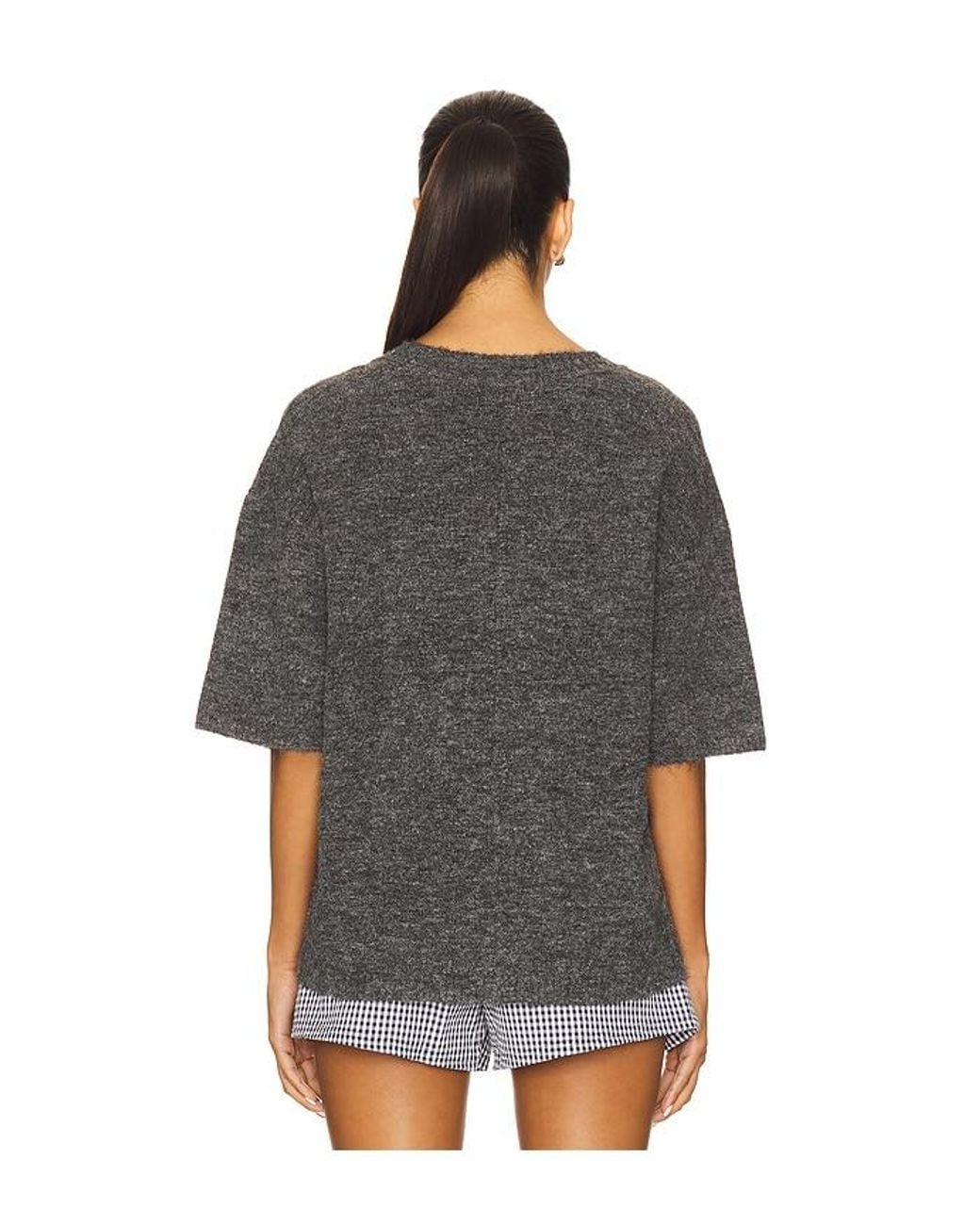 Free People Black Margot Sweater Tee