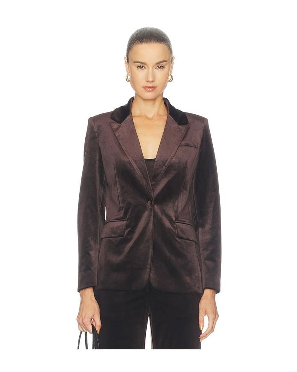 Karina Grimaldi Black Shon Velvet Jacket