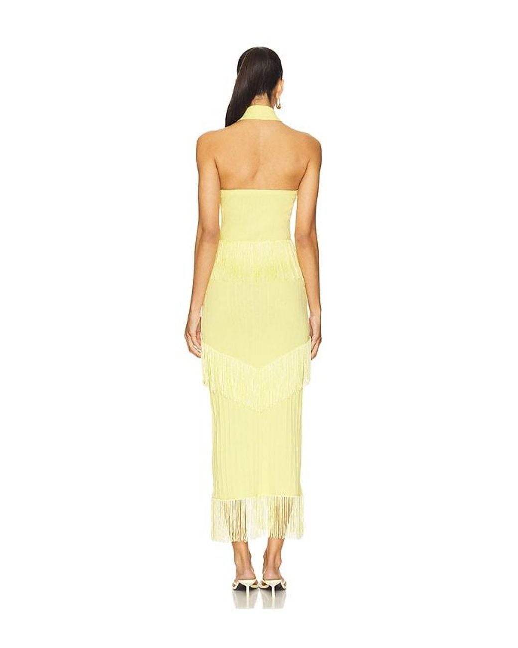 YELLOW THE LABEL Yellow Lana Fringe Dress