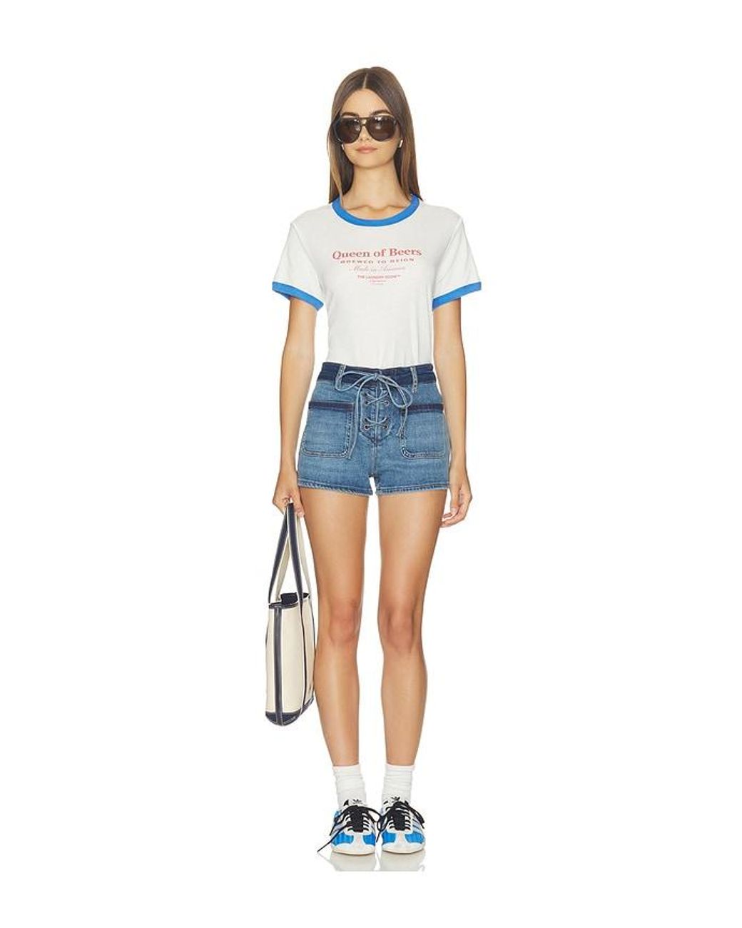 Ba&sh Blue Rio Short