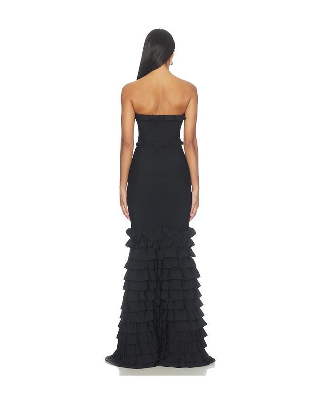 Lovers + Friends Blue Elarra Bandage Gown