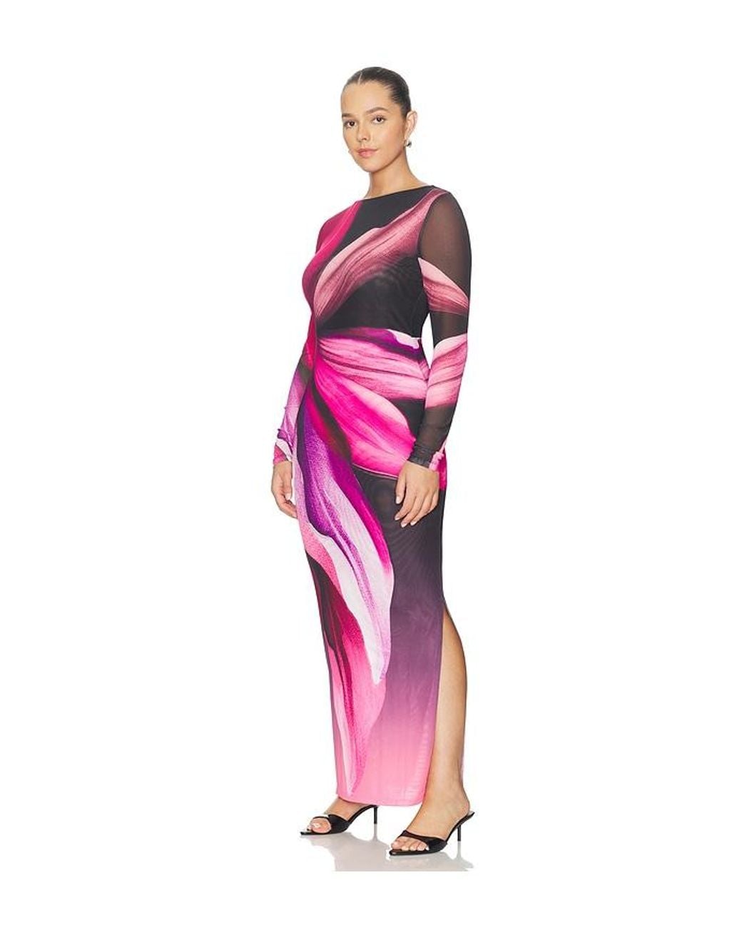 AFRM Pink Phyll Midi Dress