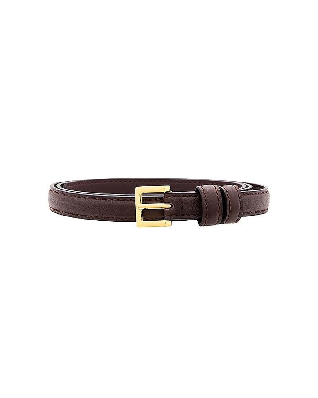 Shashi Brown Mia Skinny Belt