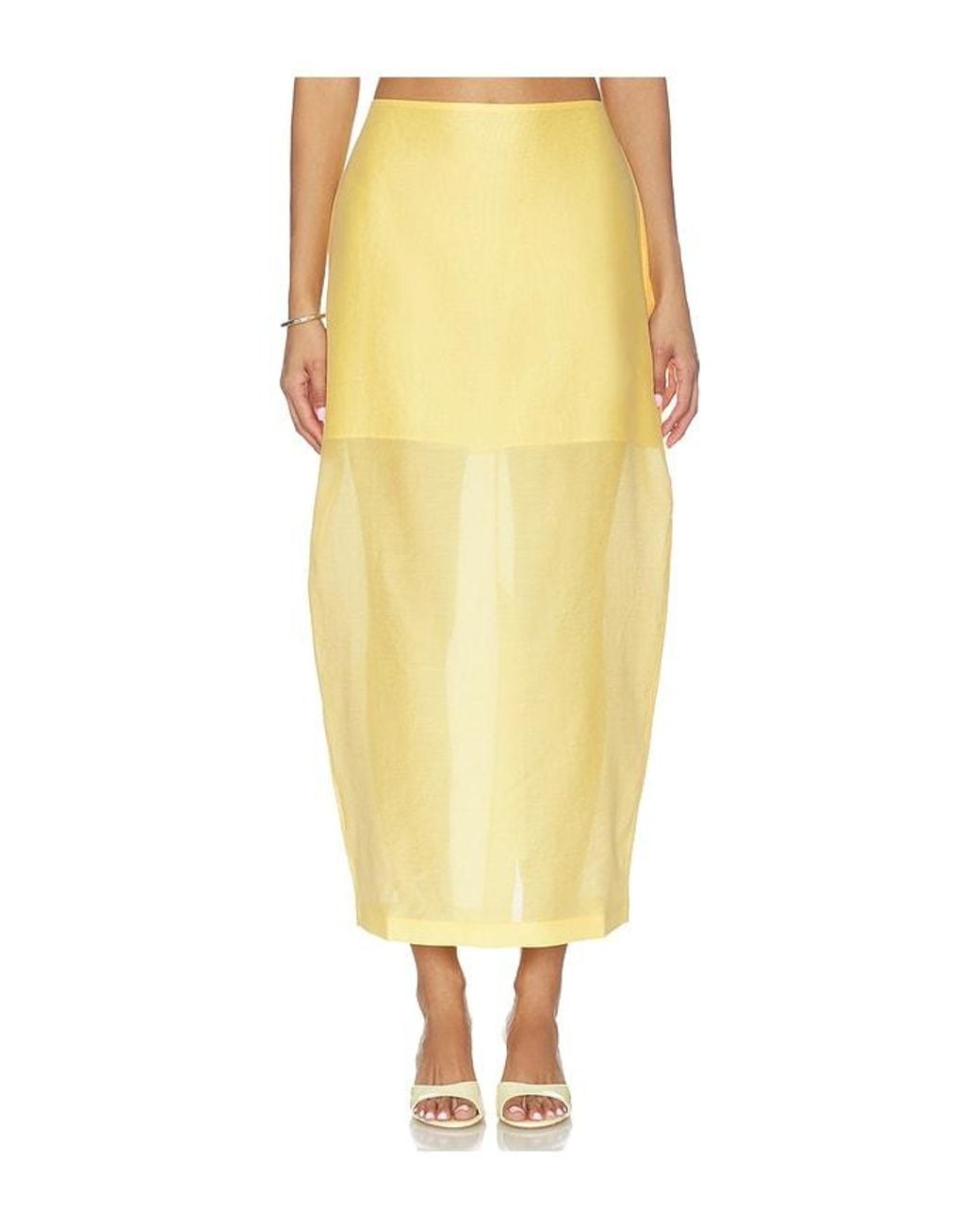L'academie Yellow 'Academie Perla Skirt