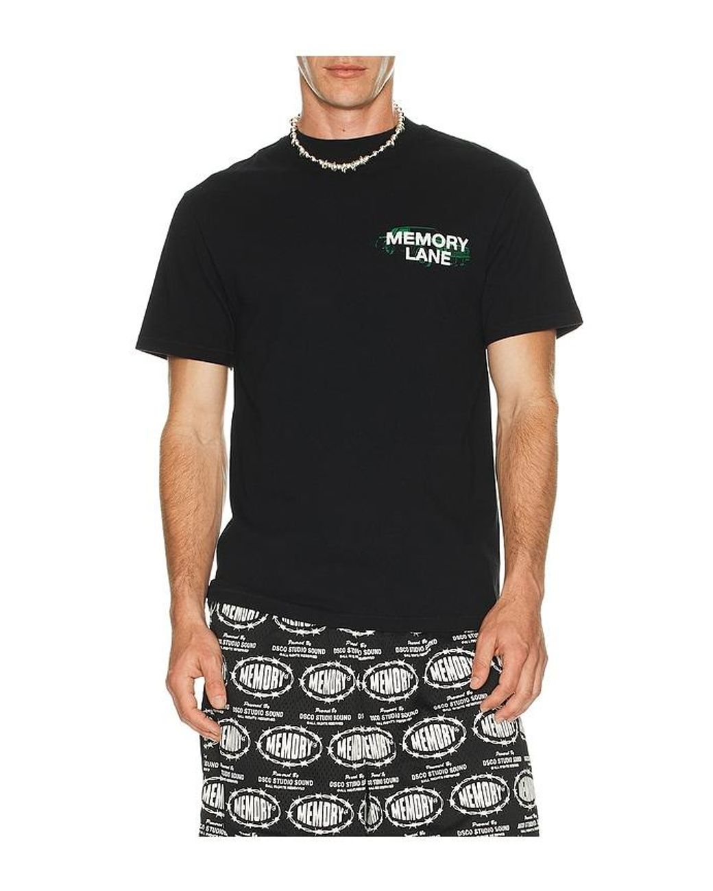 Memory Lane Black Grand Nostalgic Tee for men