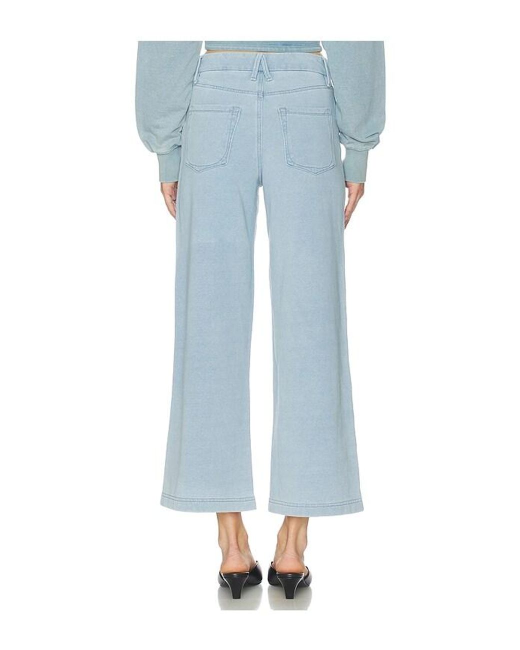 GOOD AMERICAN Blue Gerades Bein Jeanius