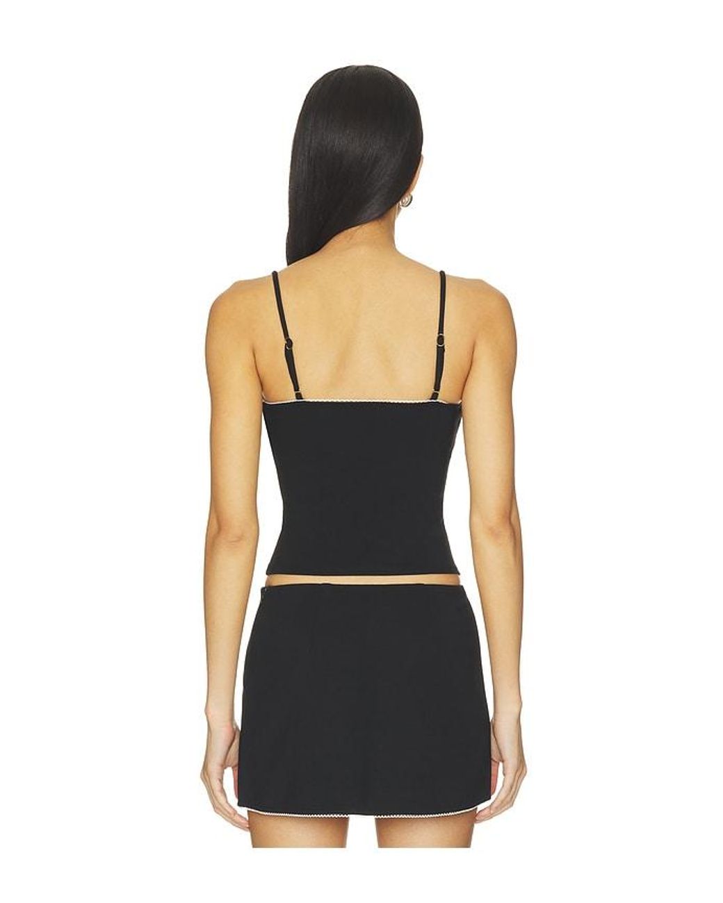 MAJORELLE Black Bonnie Top
