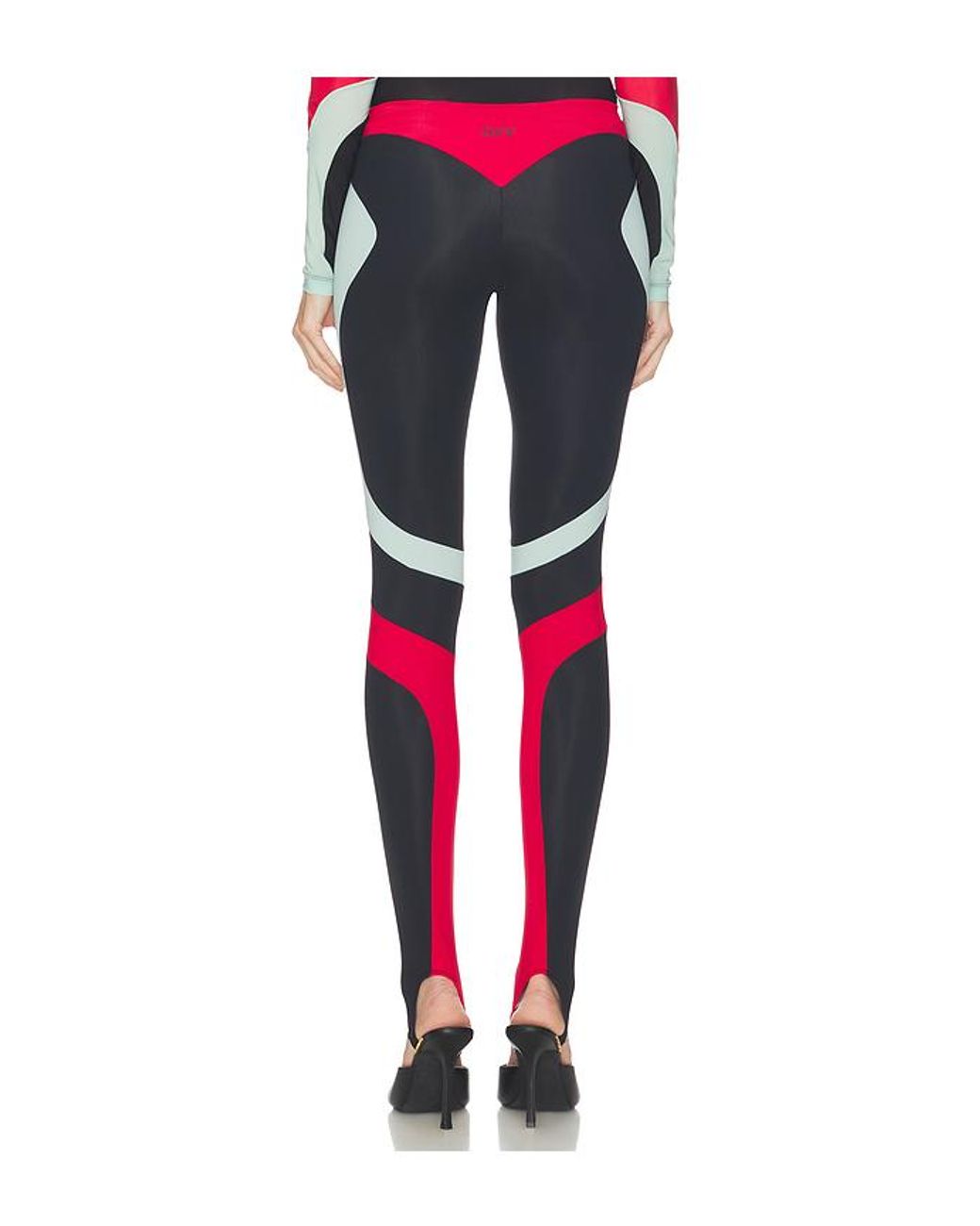 Off-White c/o Virgil Abloh Blue Color Block Leggings