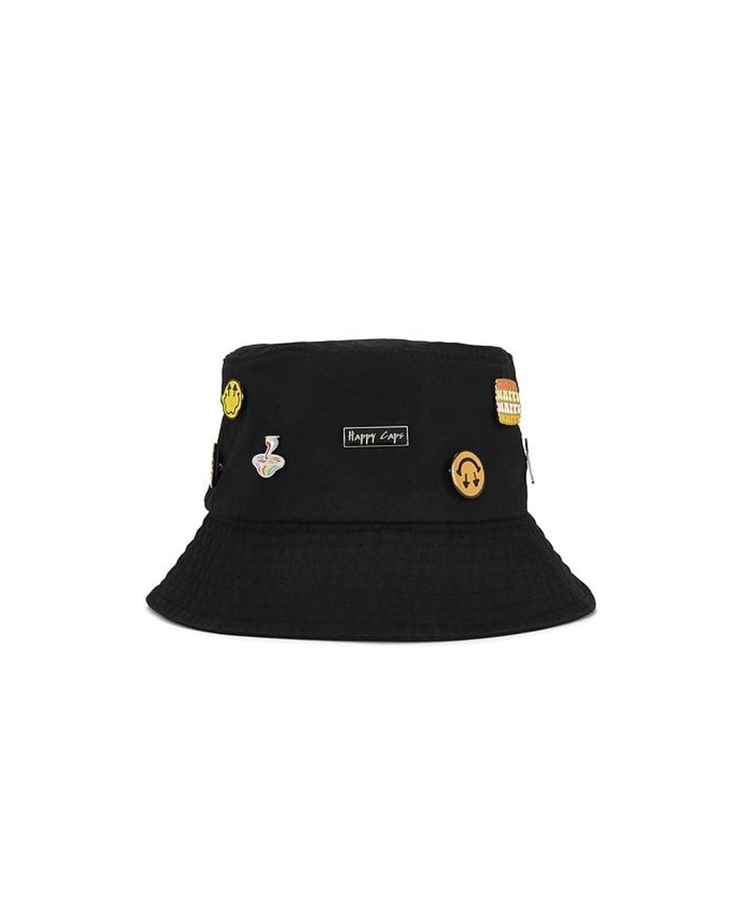 Happy Caps Anglerhut Pin in Black für Herren