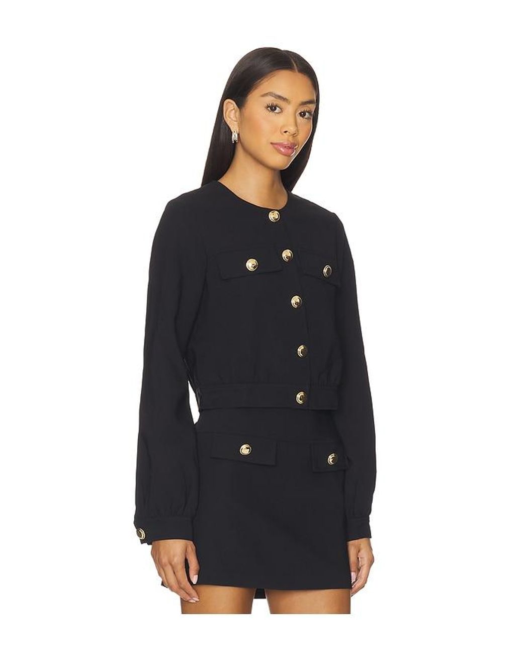 Amanda Uprichard Black Nina Jacket