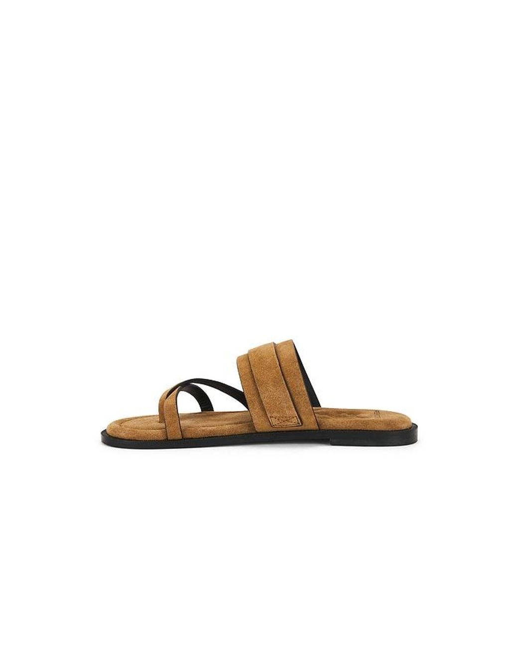 Free People Metallic Belted Cross Strap Sandal