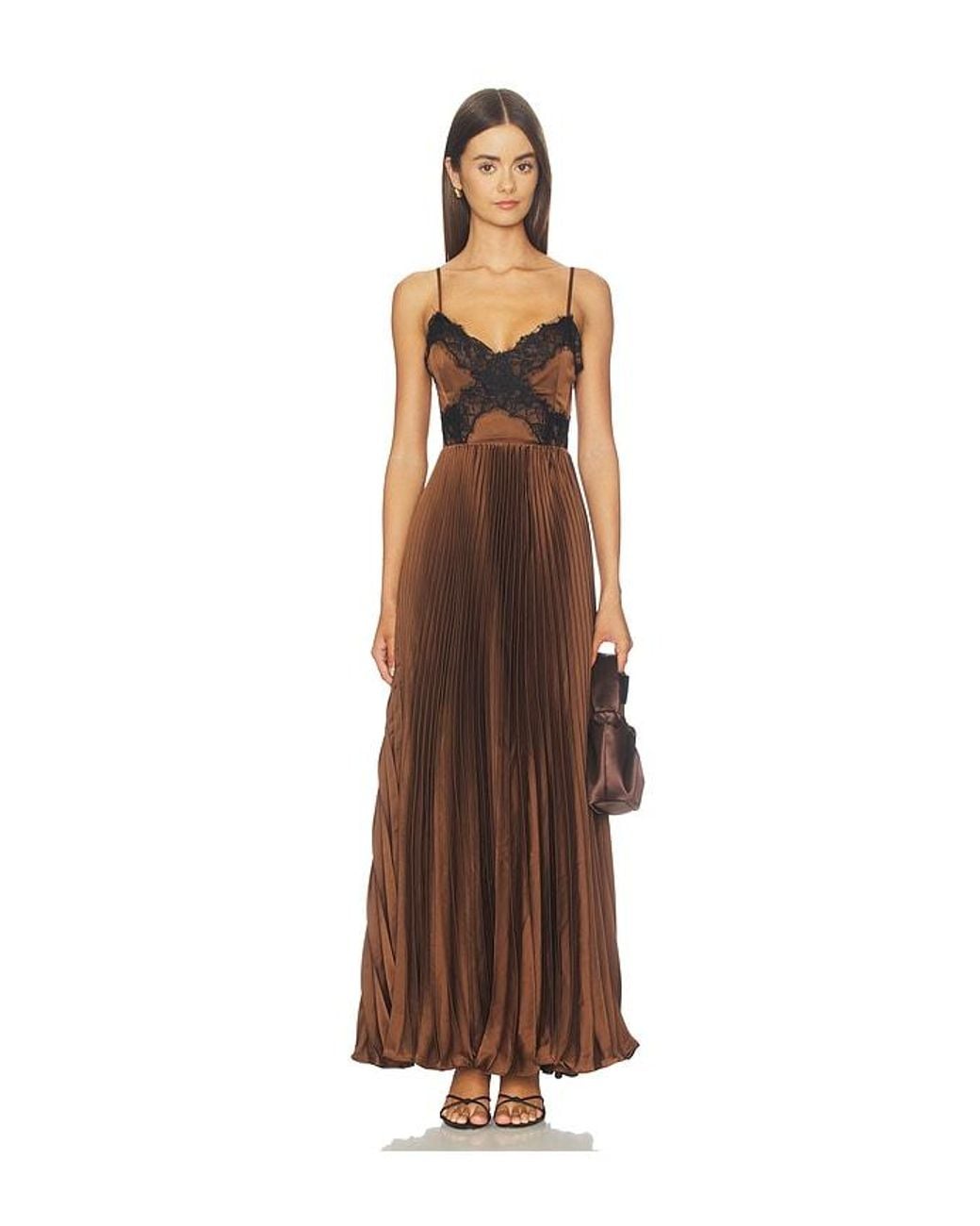 Astr Brown Andy Dress