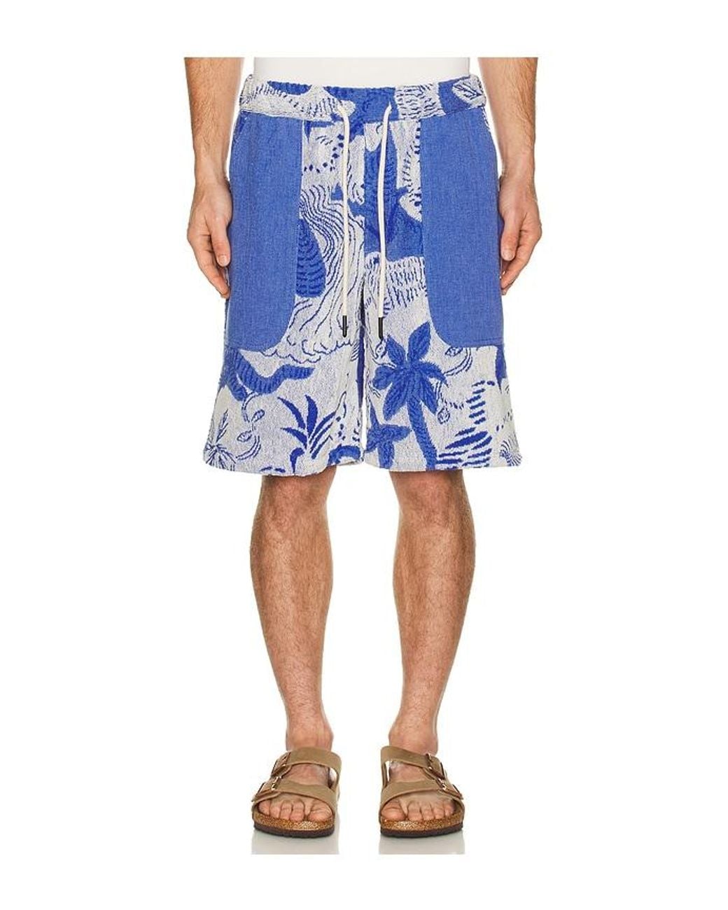 Oas Blue Nicola Shorts for men