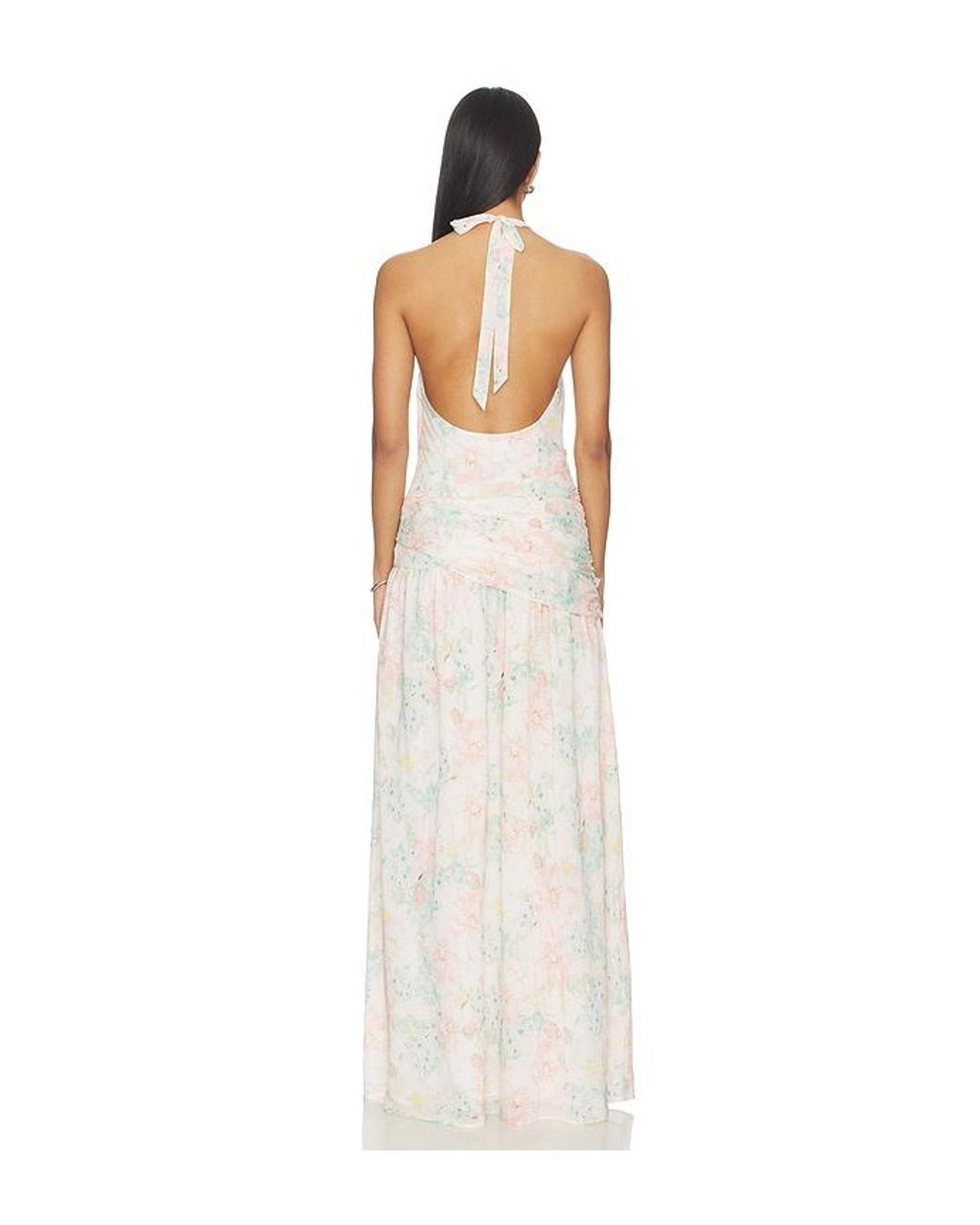 Lovers + Friends White Kaloma Gown