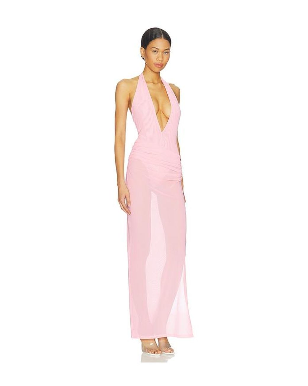 Nbd Pink Lielle Maxi Dress