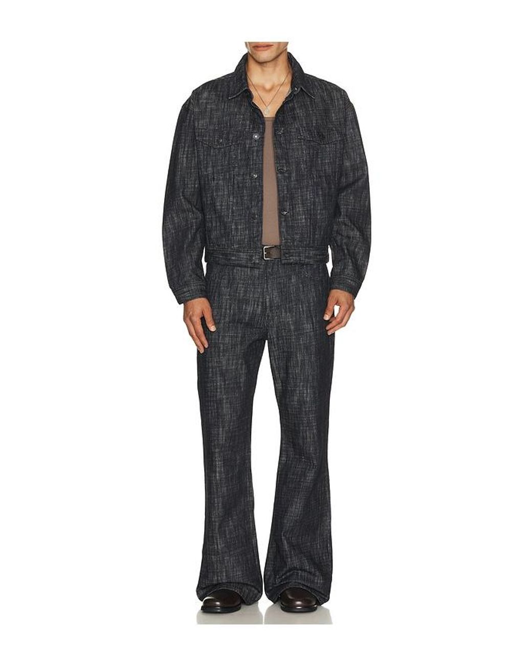 Hudson Black Hendrix Flare Jean for men