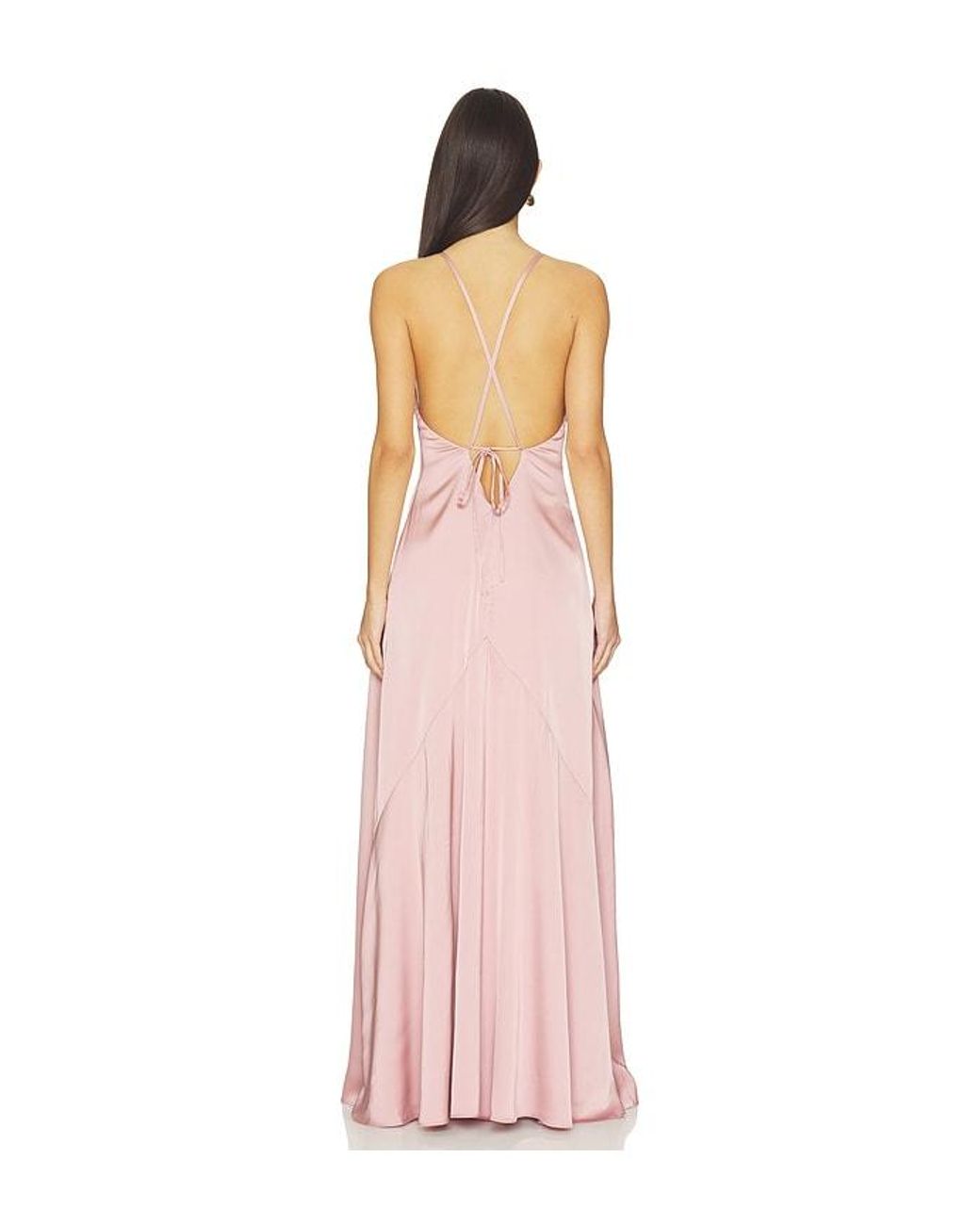 Lovers + Friends Pink Gaia Gown