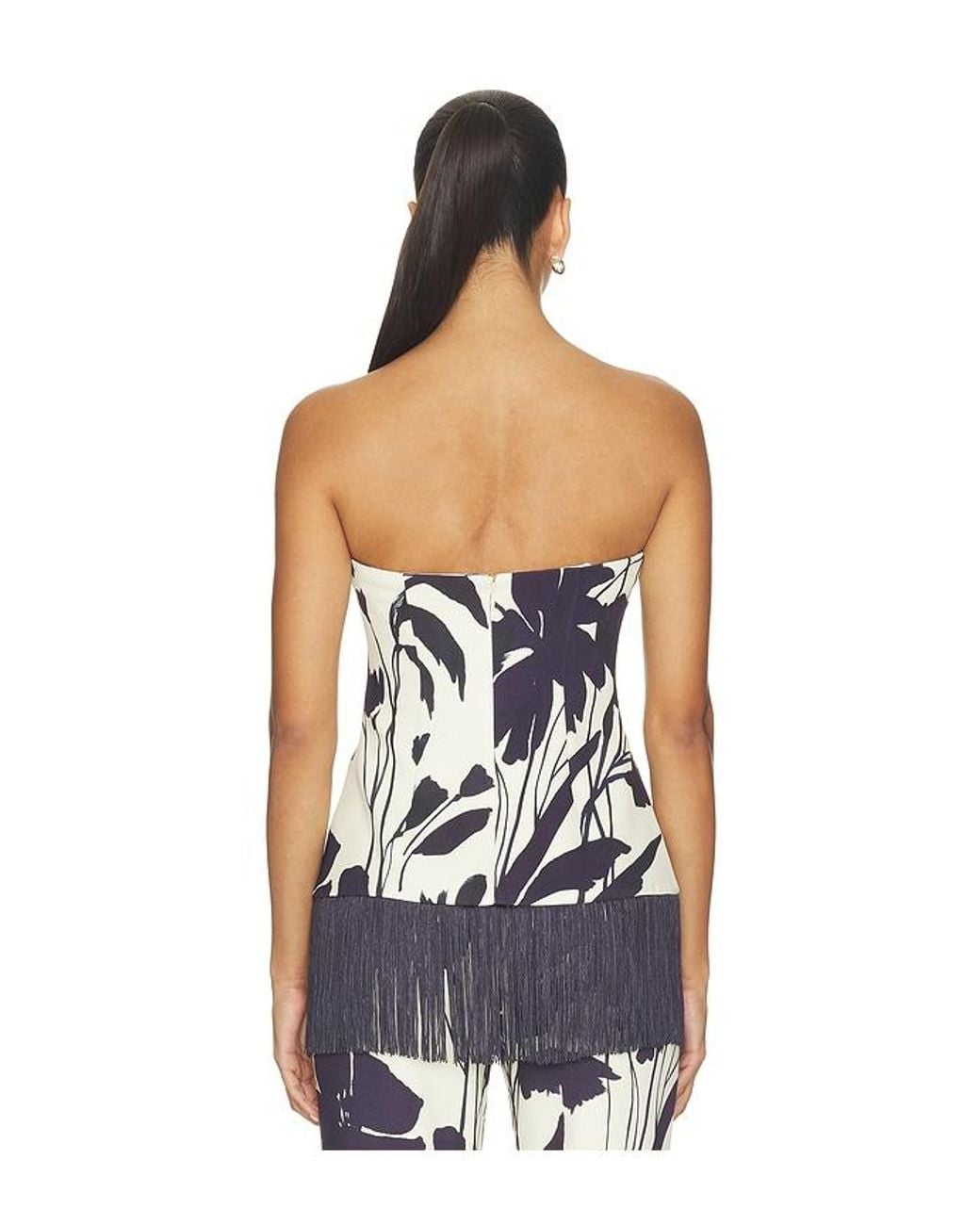 Cara Cara White Benita Strapless Top