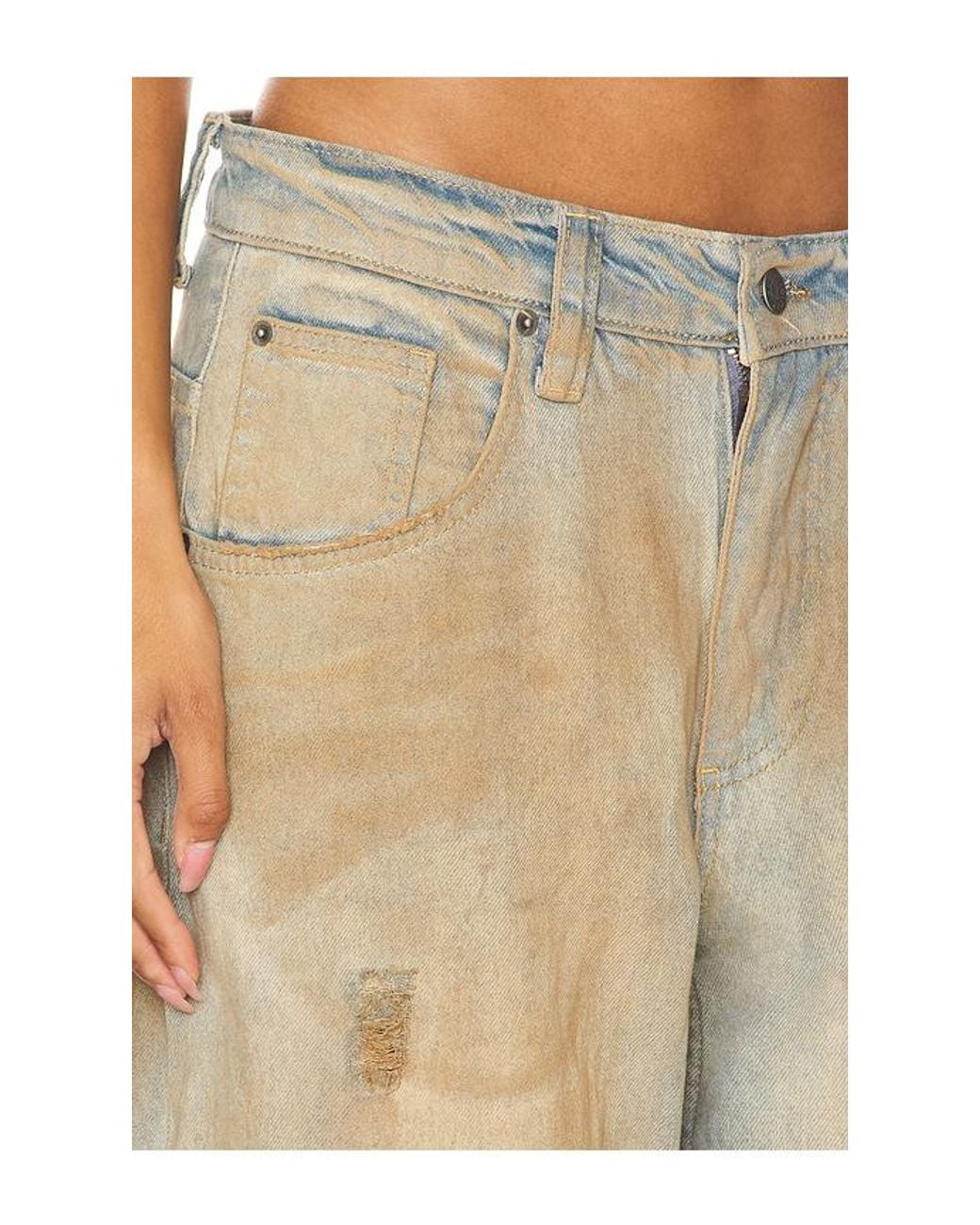 Jaded London Blue Colossus Wide Leg Jeans