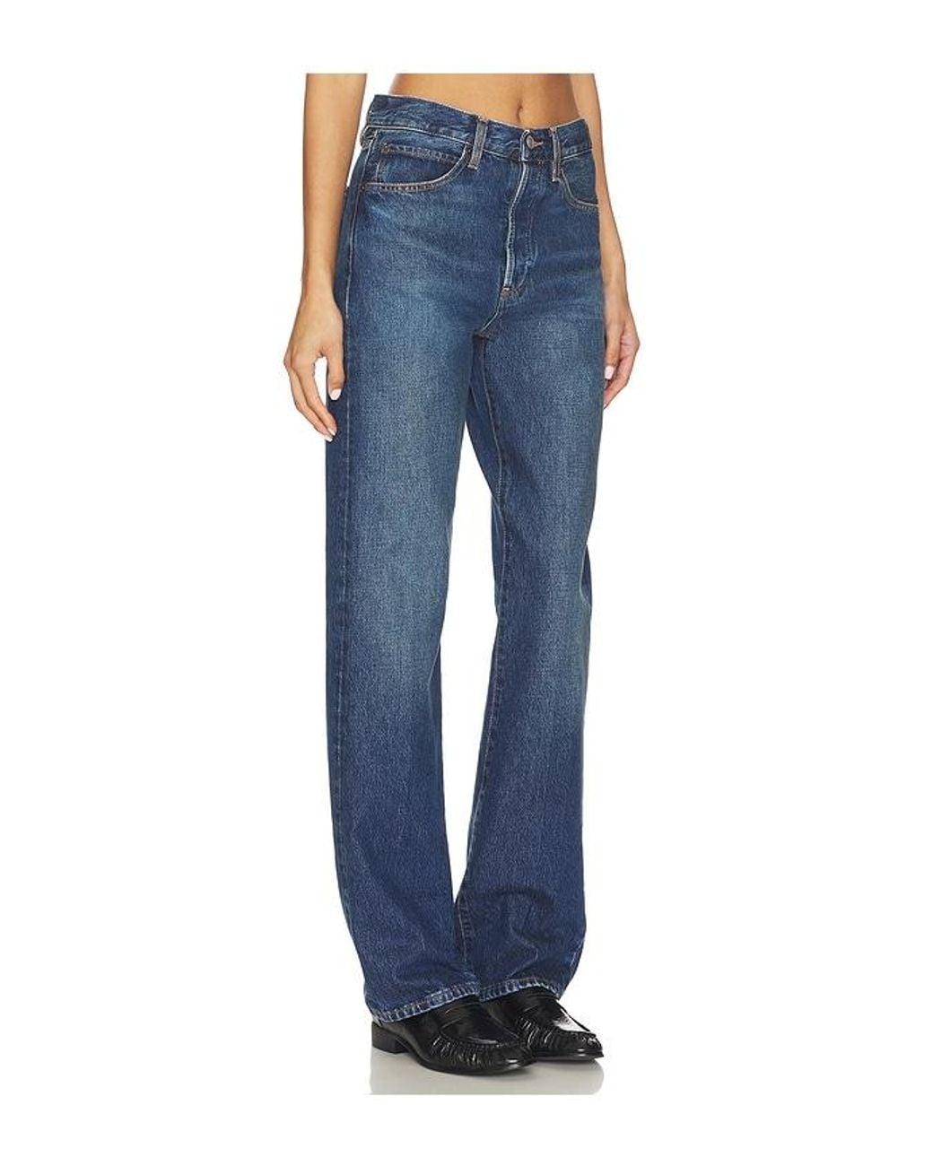 FRAME Blue The Vertical Jeans