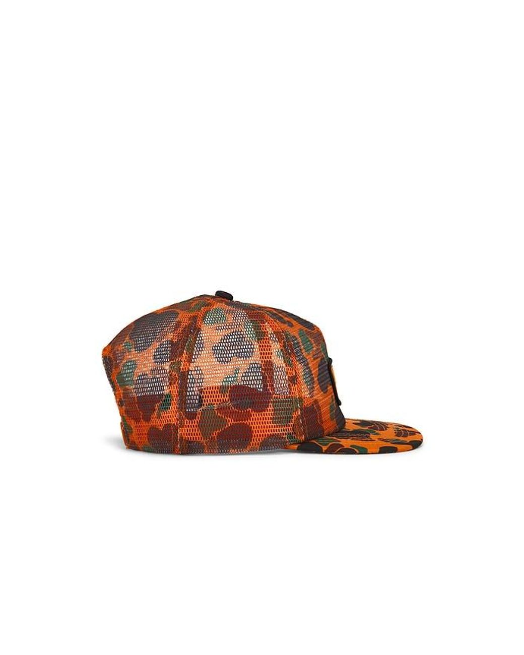 Autumn Headwear Orange Camo Trucker Cap for men