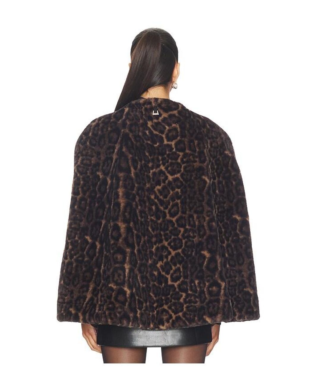 Apparis Black Sloane Leopard Cape