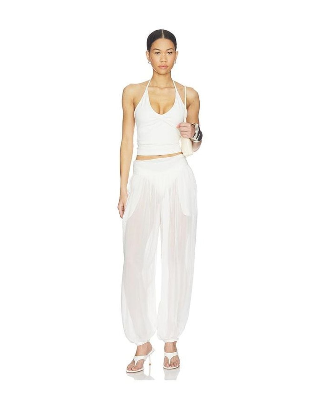 Tularosa White Guetta Pant