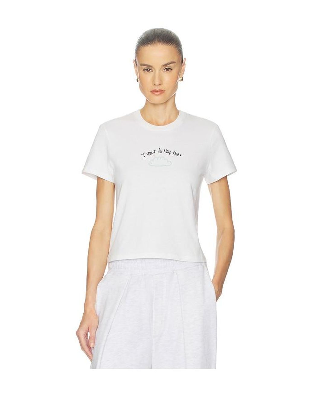 Helsa White Cloud Graphic Tee