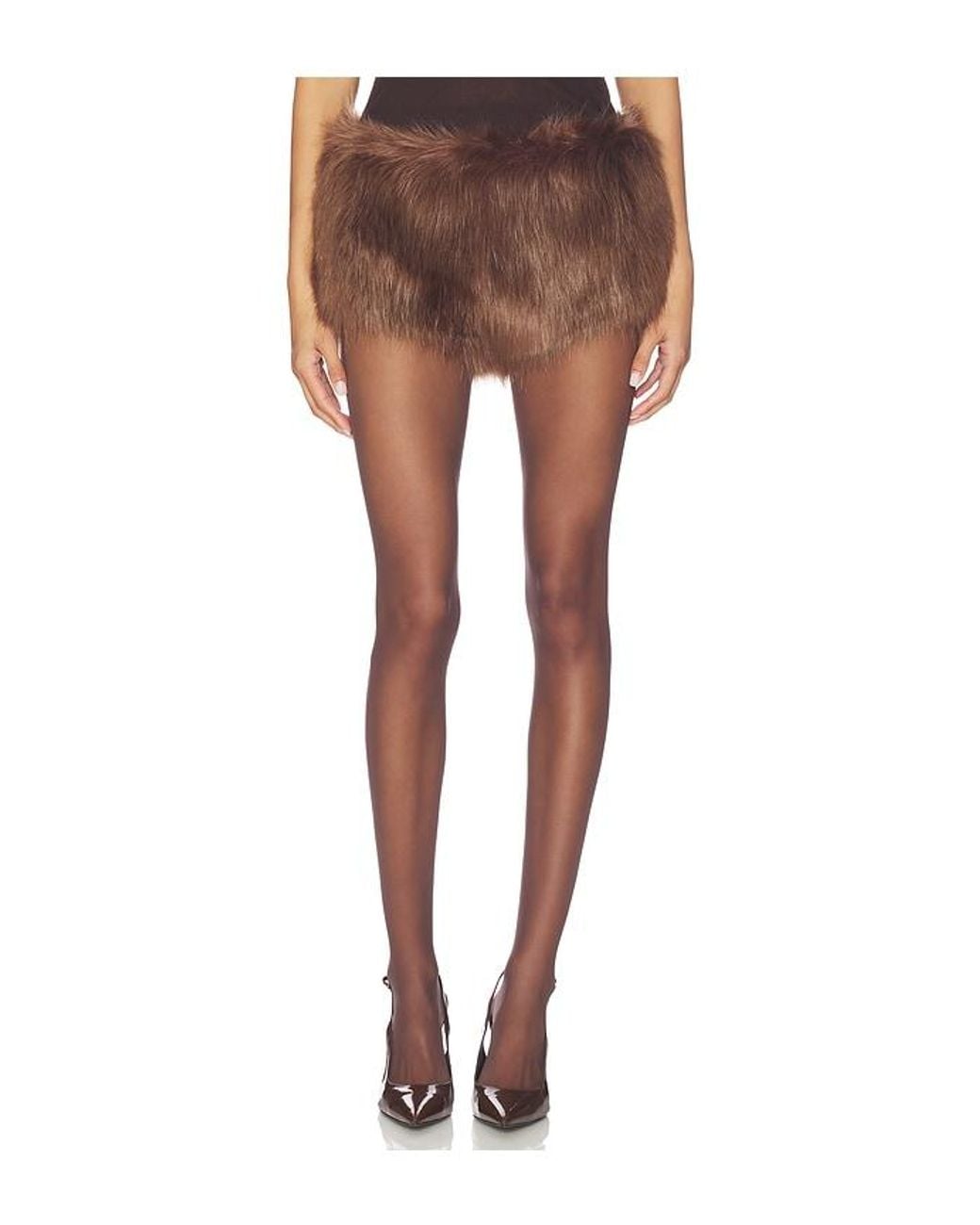 retroféte Brown Arista Shorts