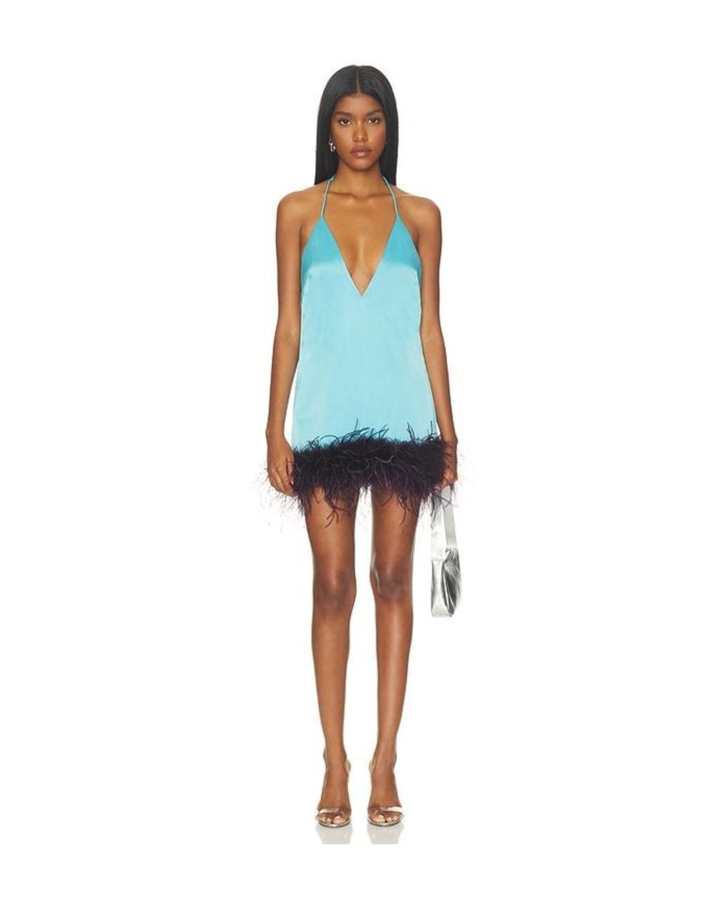 Nbd Blue Shazia Mini Dress