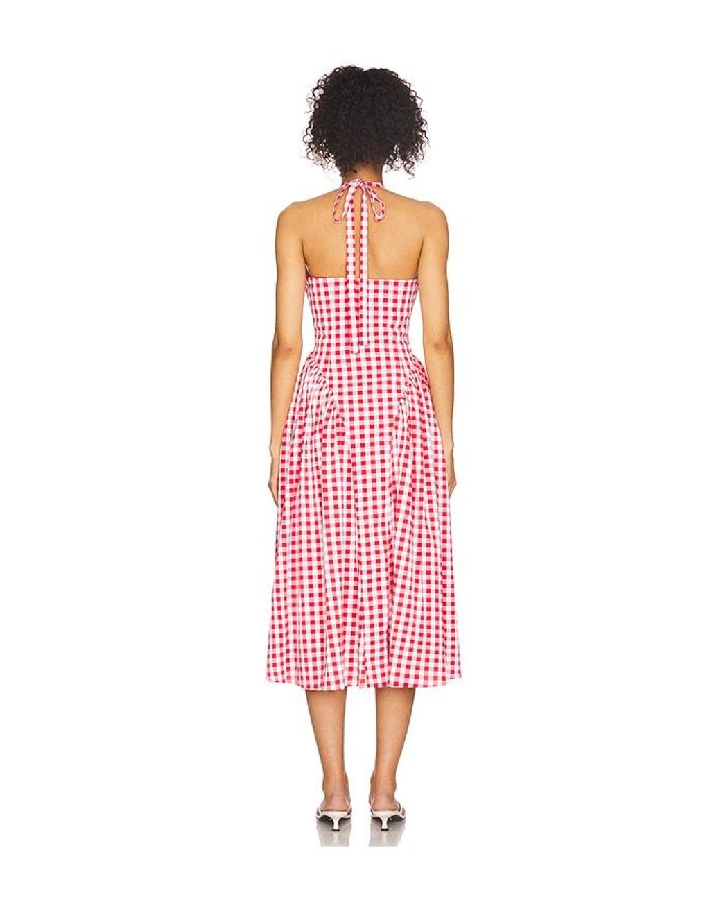 MORE TO COME Pink Lottie Halter Maxi Dress