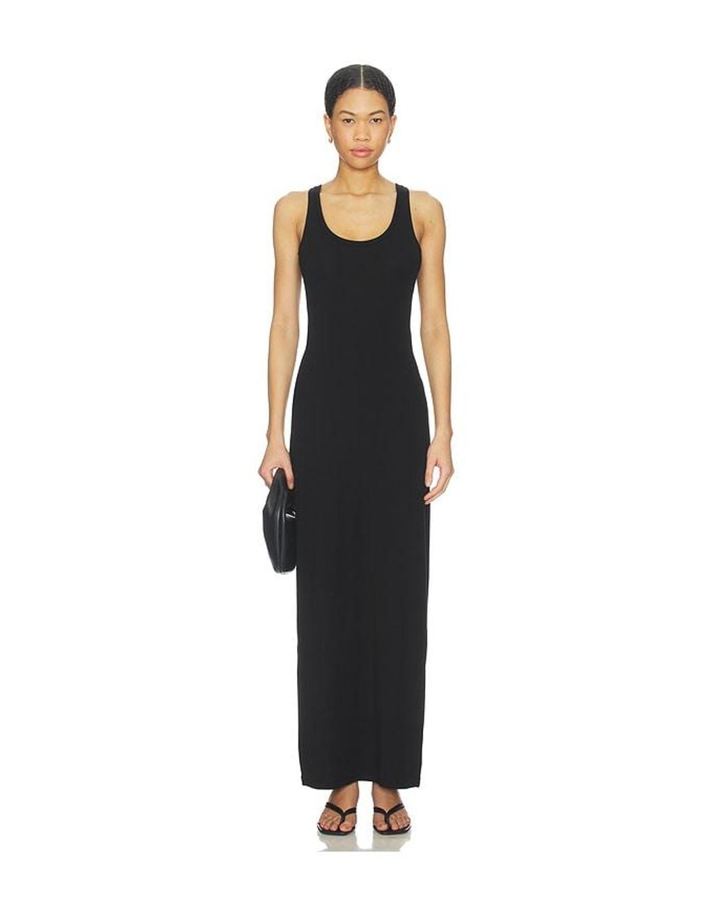 LNA Black Wade Maxi Dress