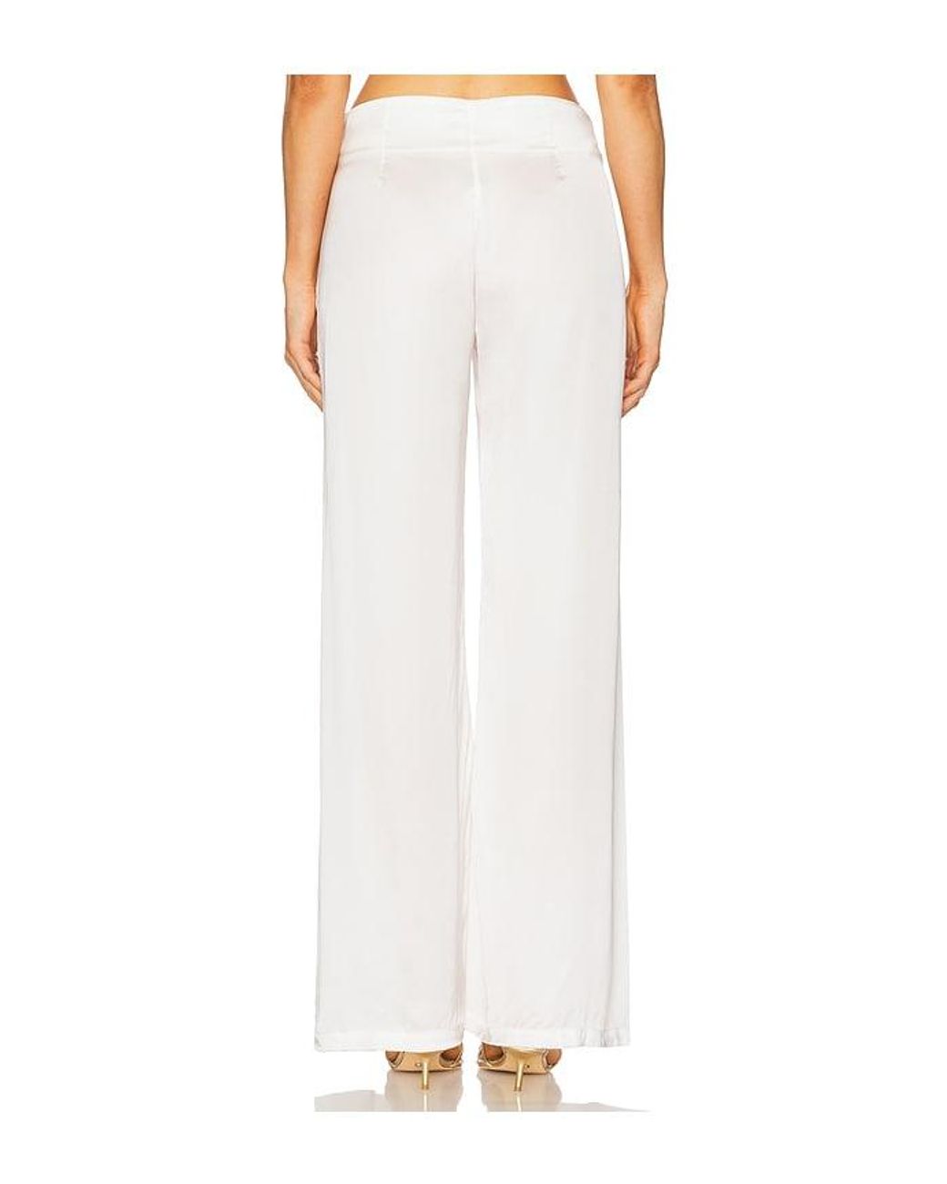 Pantalones Largos Arena En Color Blanco Talla En Cin Cin de color White