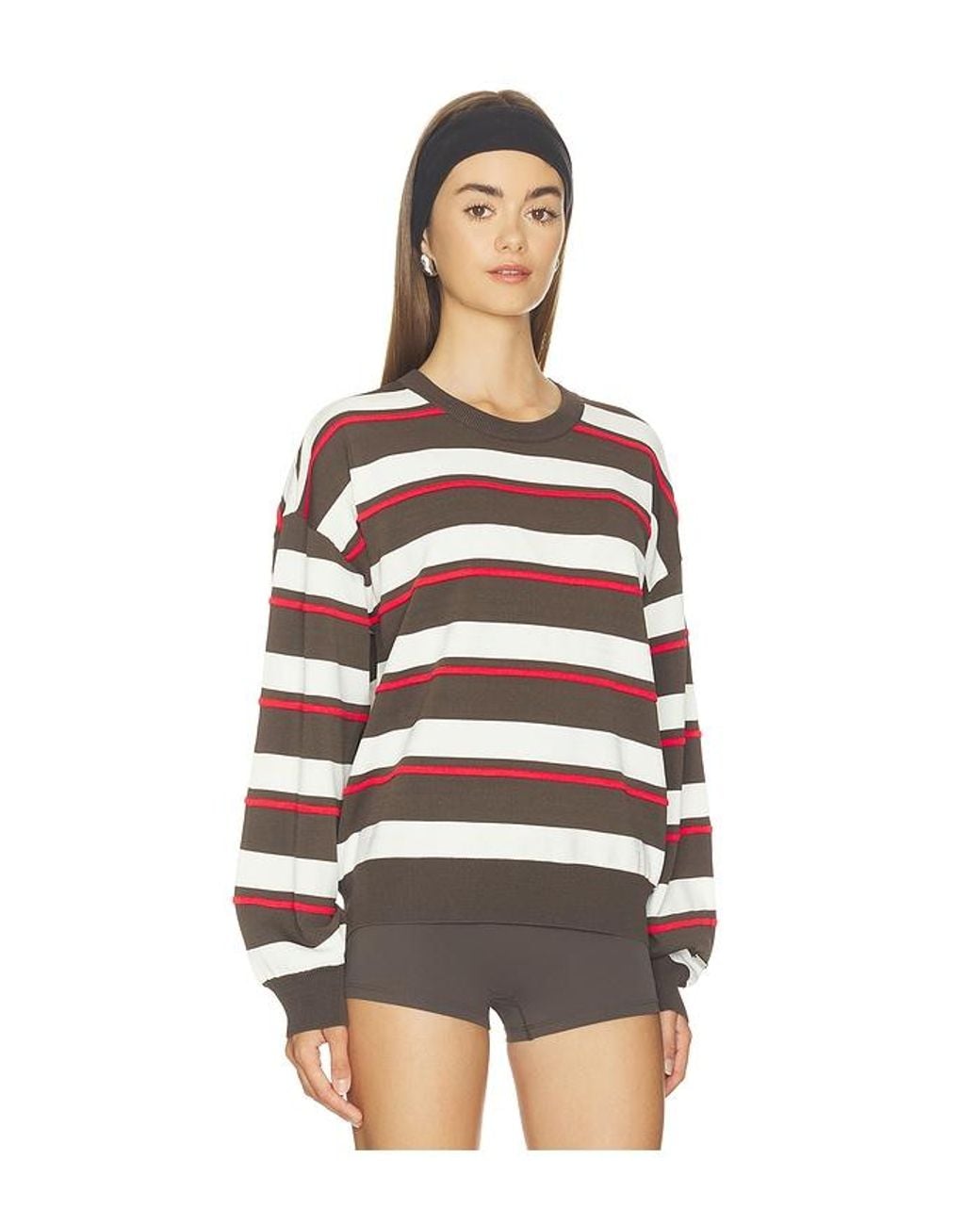 P.E Nation Multicolor Retreat Stripe Sweater