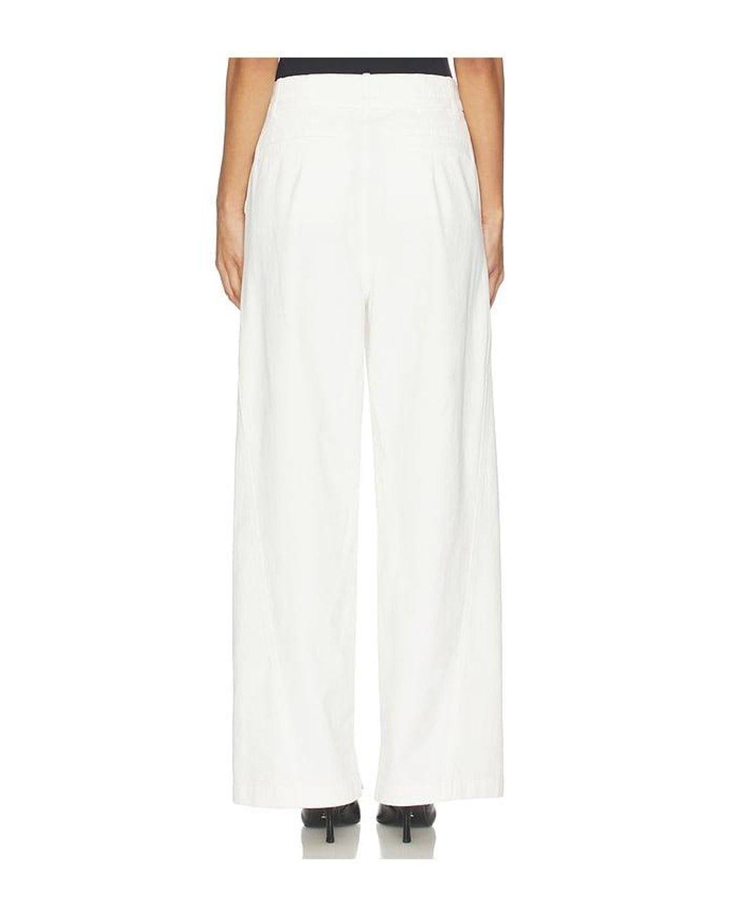 Elodie the Label White Jacob Twill Pants