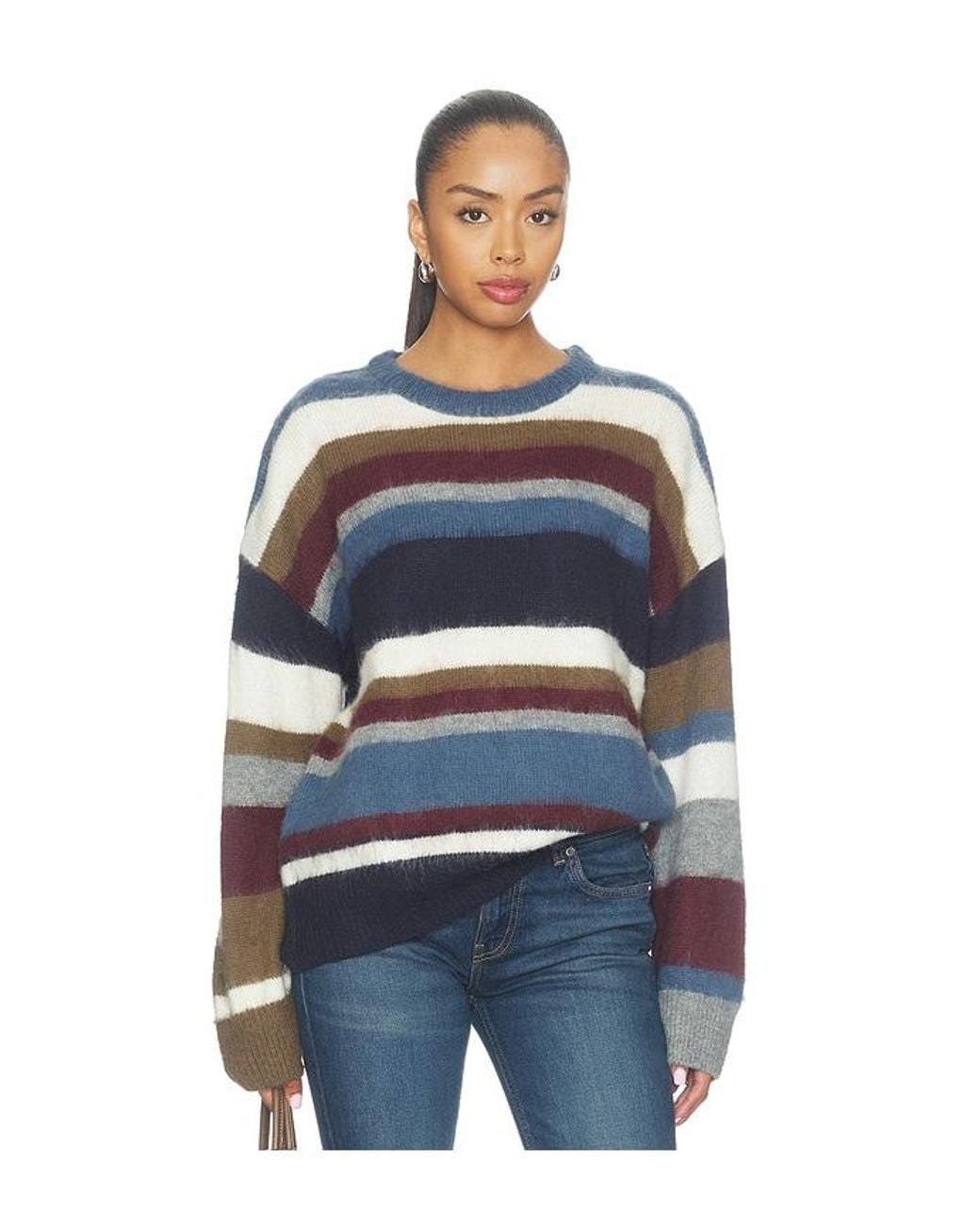 GUIZIO Blue Hawley Sweater