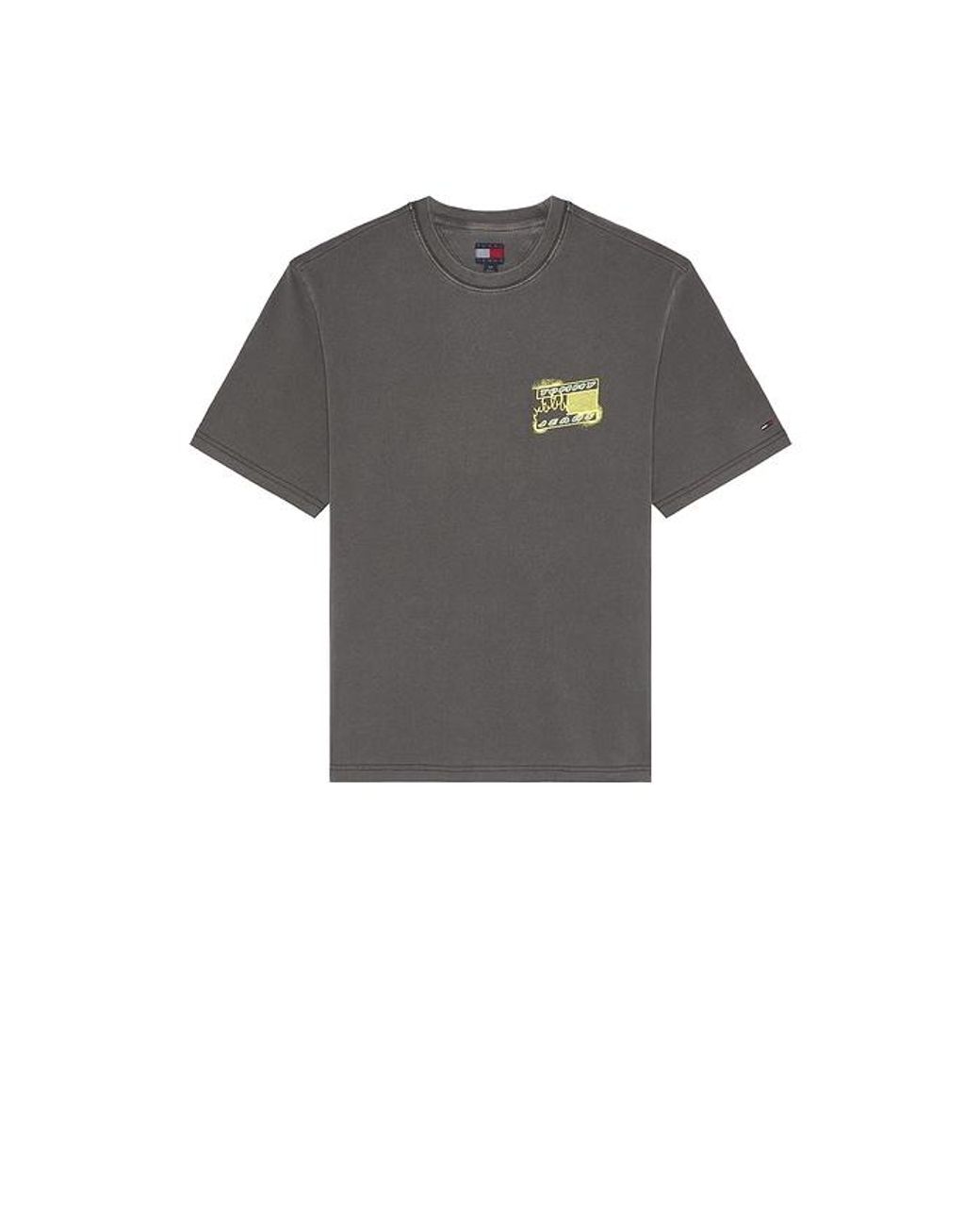 Tommy Hilfiger Black 90S Bubble Flag Tee for men