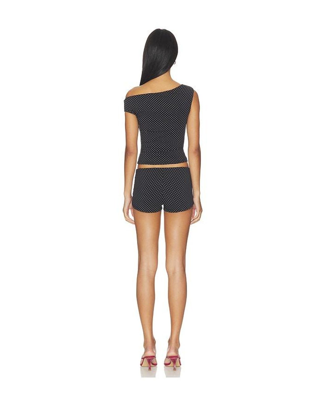 MORE TO COME Black Jackelina Short Set