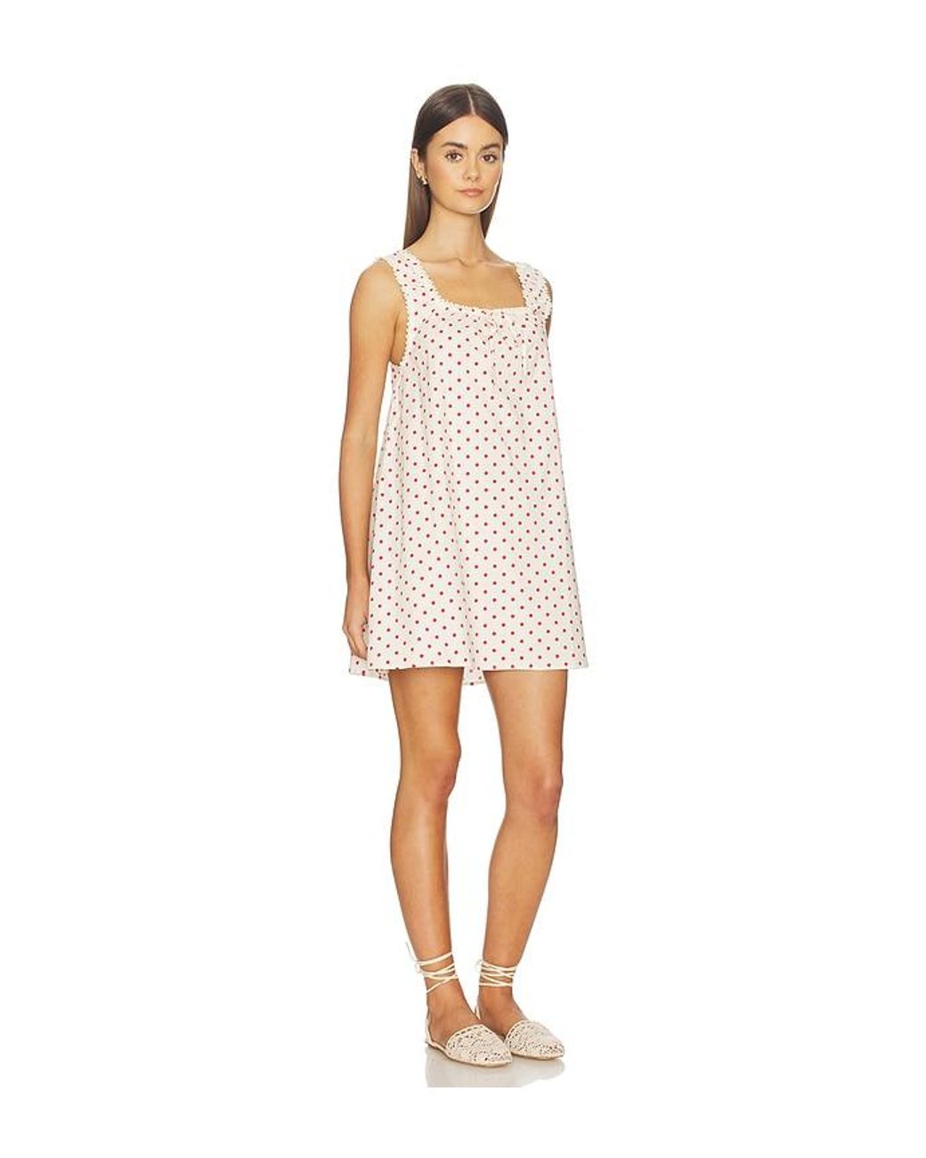 WeWoreWhat White Baby Doll Dress
