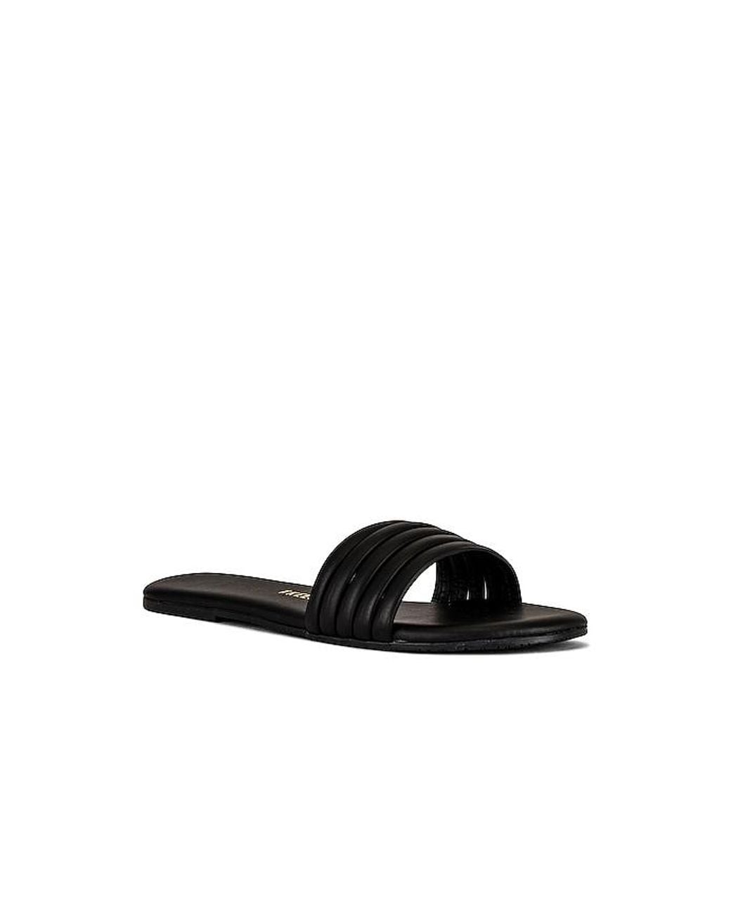 TKEES Black Serena Sandal