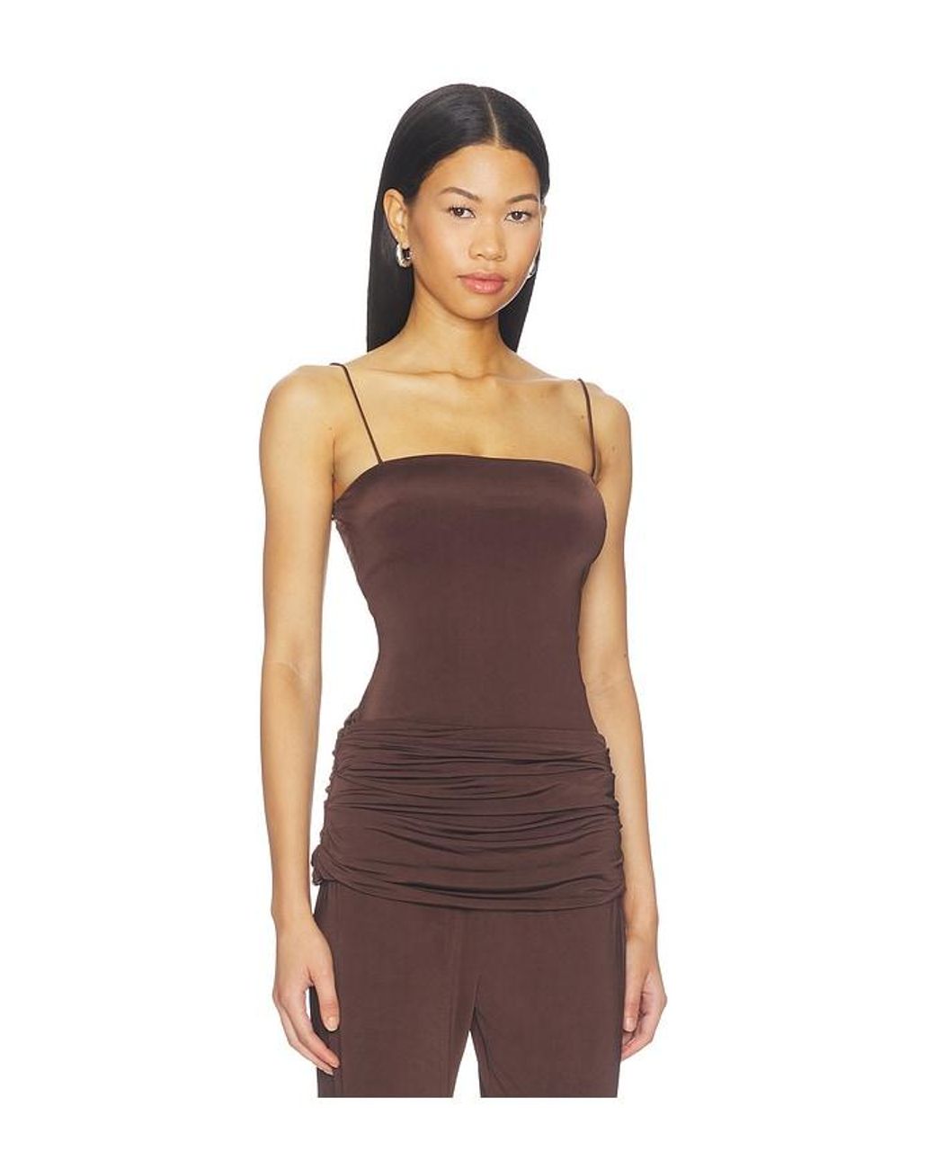 Amanda Uprichard Purple Pippa Top