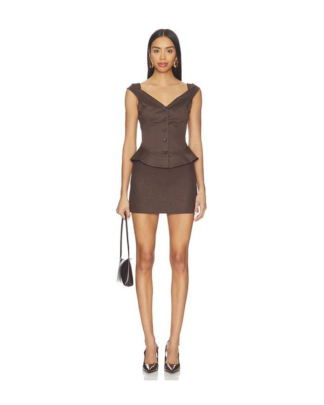 Tularosa Brown Gracyn Top