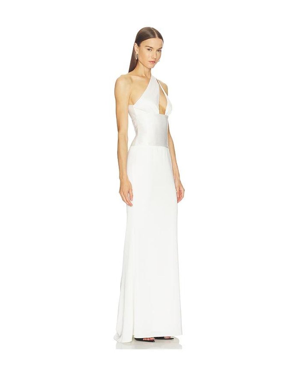 Michael Costello White X Revolve Sorbara Gown