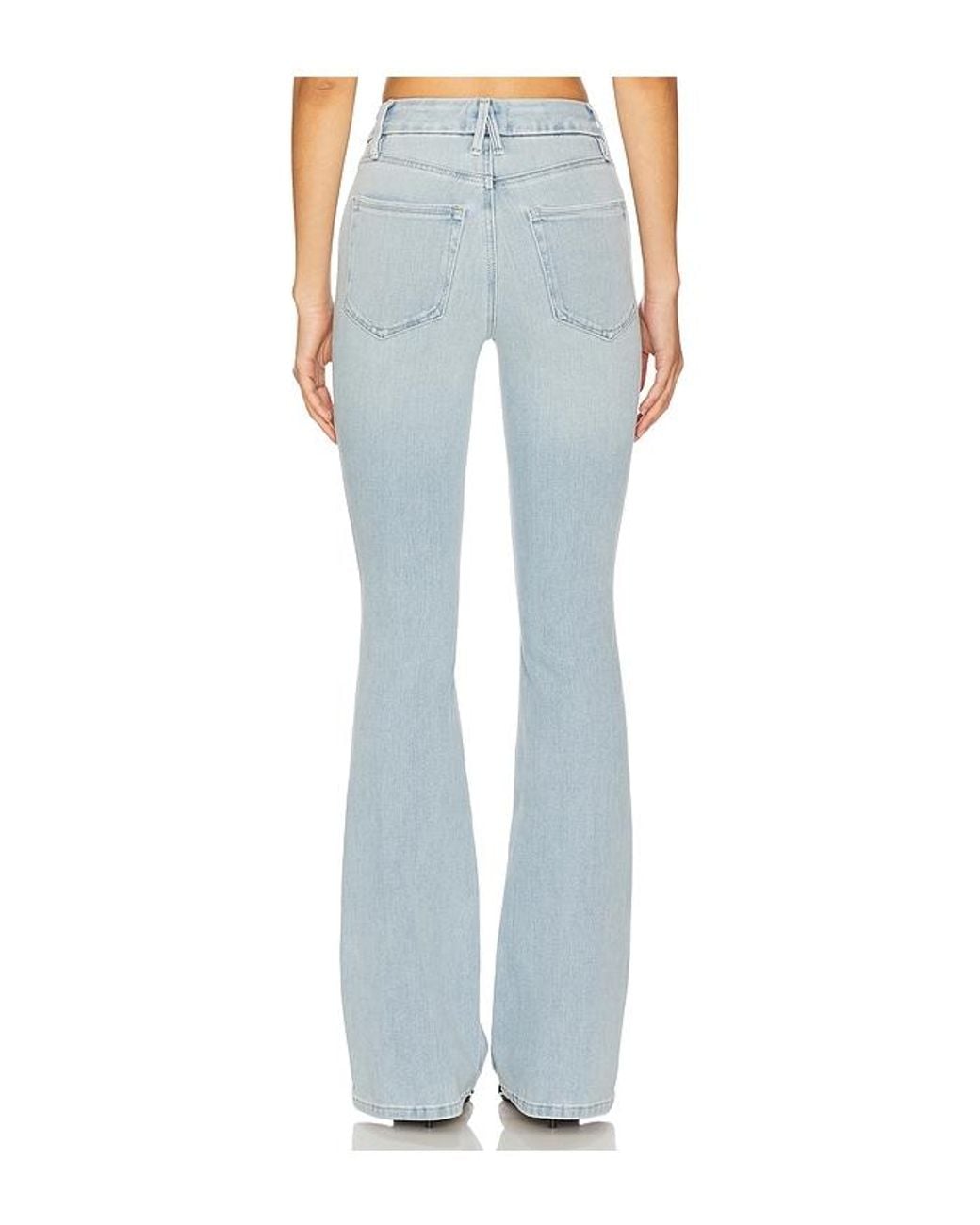 GOOD AMERICAN Blue Good Legs Flare Jeans