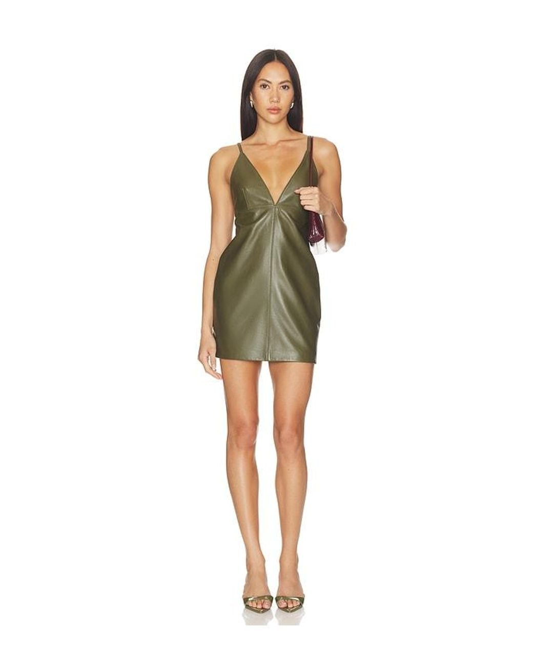 SER.O.YA Multicolor Beyza Leather Dress