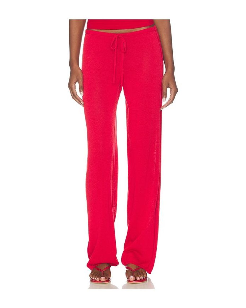 Frankie's Bikinis Red X Jennie Ela Knit Pant