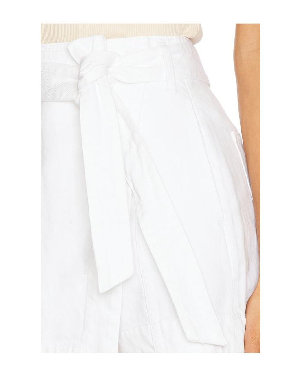 Veronica Beard White Agee Skort