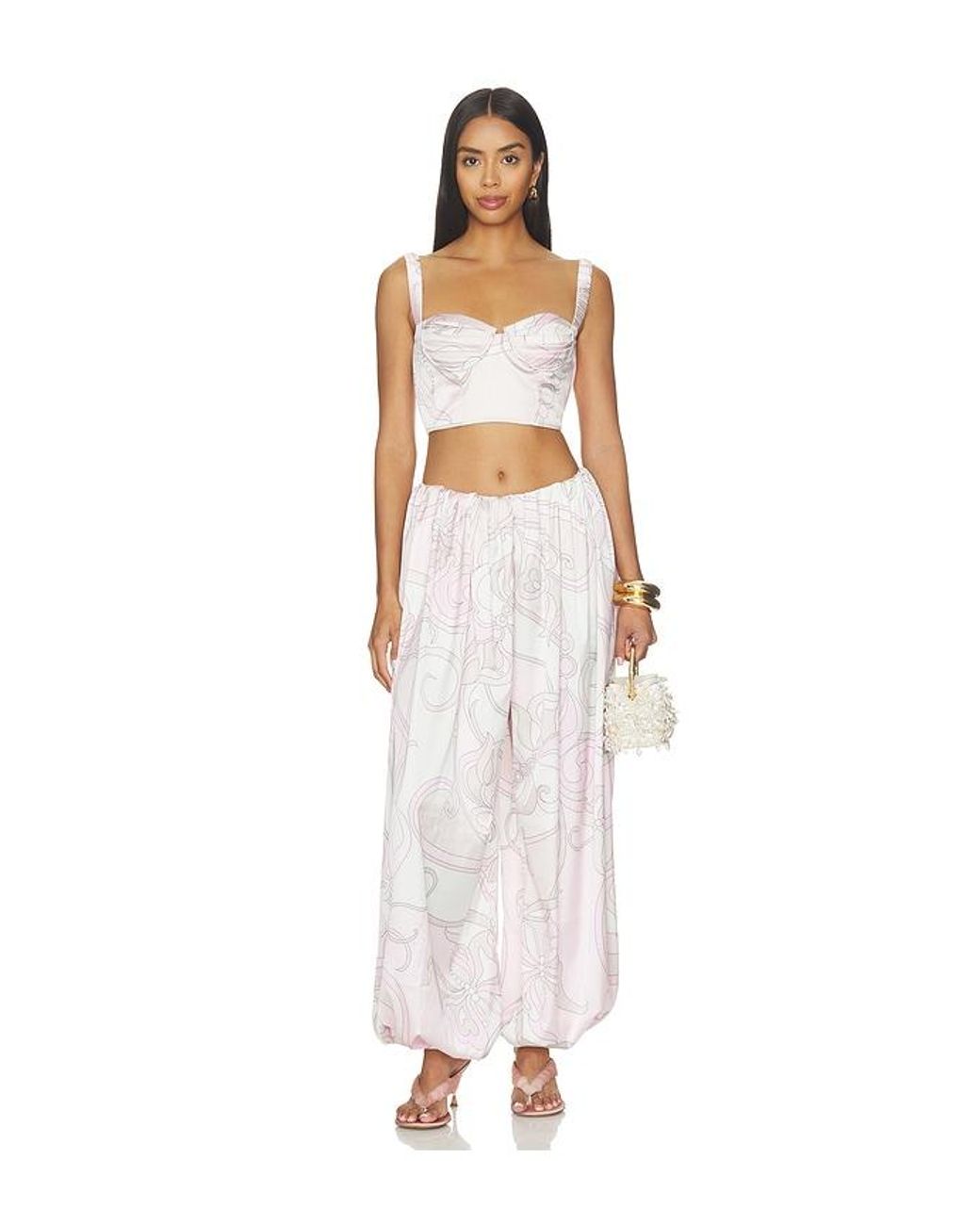 Cin Cin White Zepha Pants